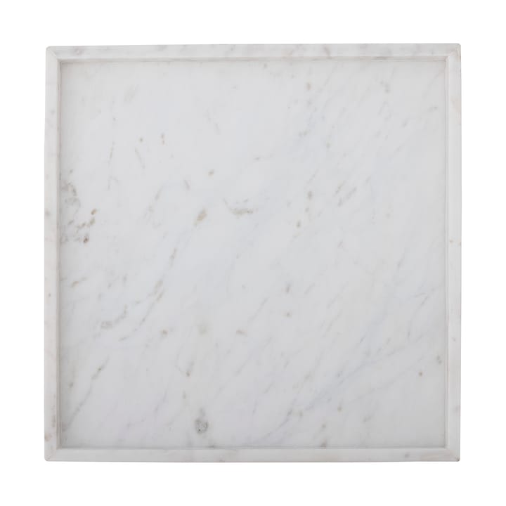 Majsa dekorationsbricka 35x35 cm - White marble - Bloomingville