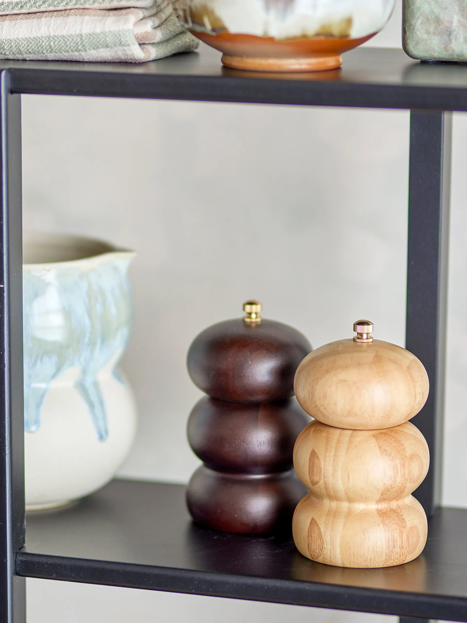 Marge salt och pepparkvarn 2-delar, Natur Bloomingville