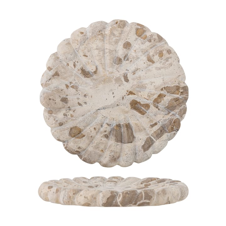 Marlie bricka marmor Ø22,5 cm - Natur - Bloomingville