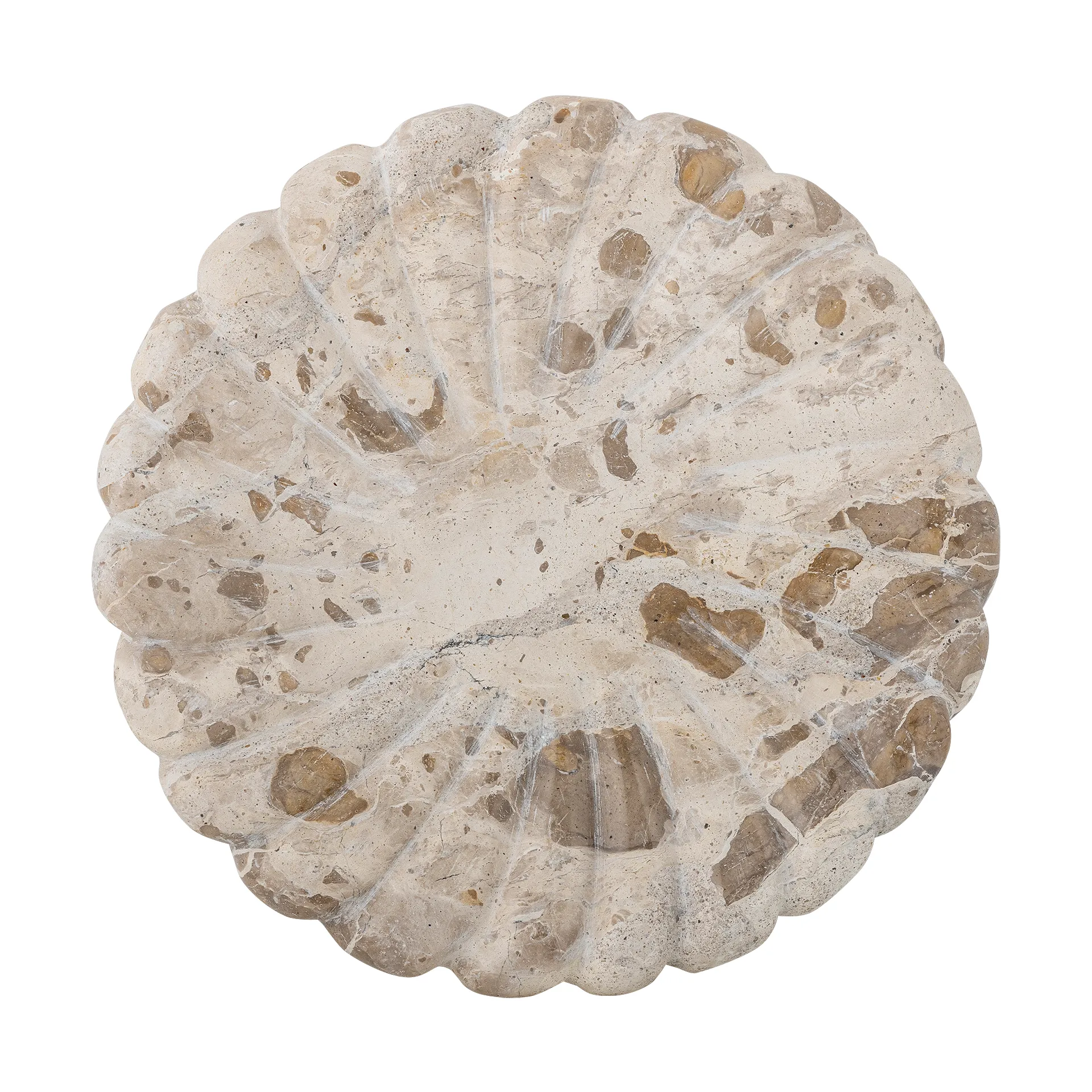 Marlie bricka marmor Ø22,5 cm, Natur Bloomingville