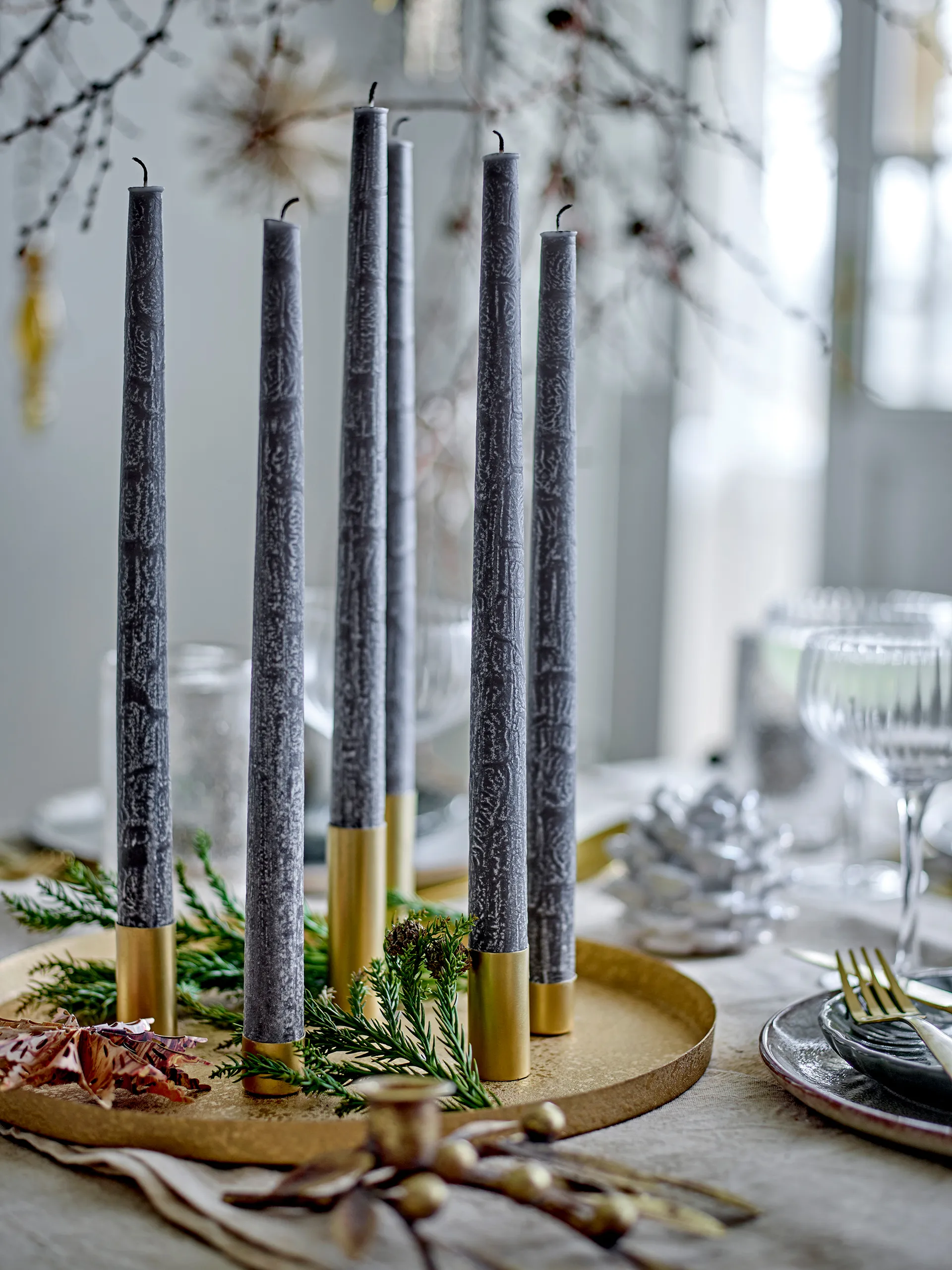 Maxime adventsljusstake Ø30 cm, Guld Bloomingville