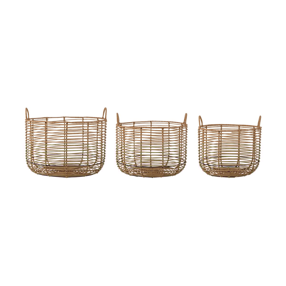 Bloomingville Mekkel förvaringskorg 3 delar Natur | Skandinavisk Design | Förvaringskorgar | Brun