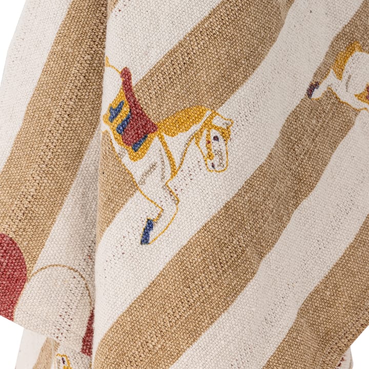 Merry-go-round filt 130x160 cm, Beige-röd Bloomingville