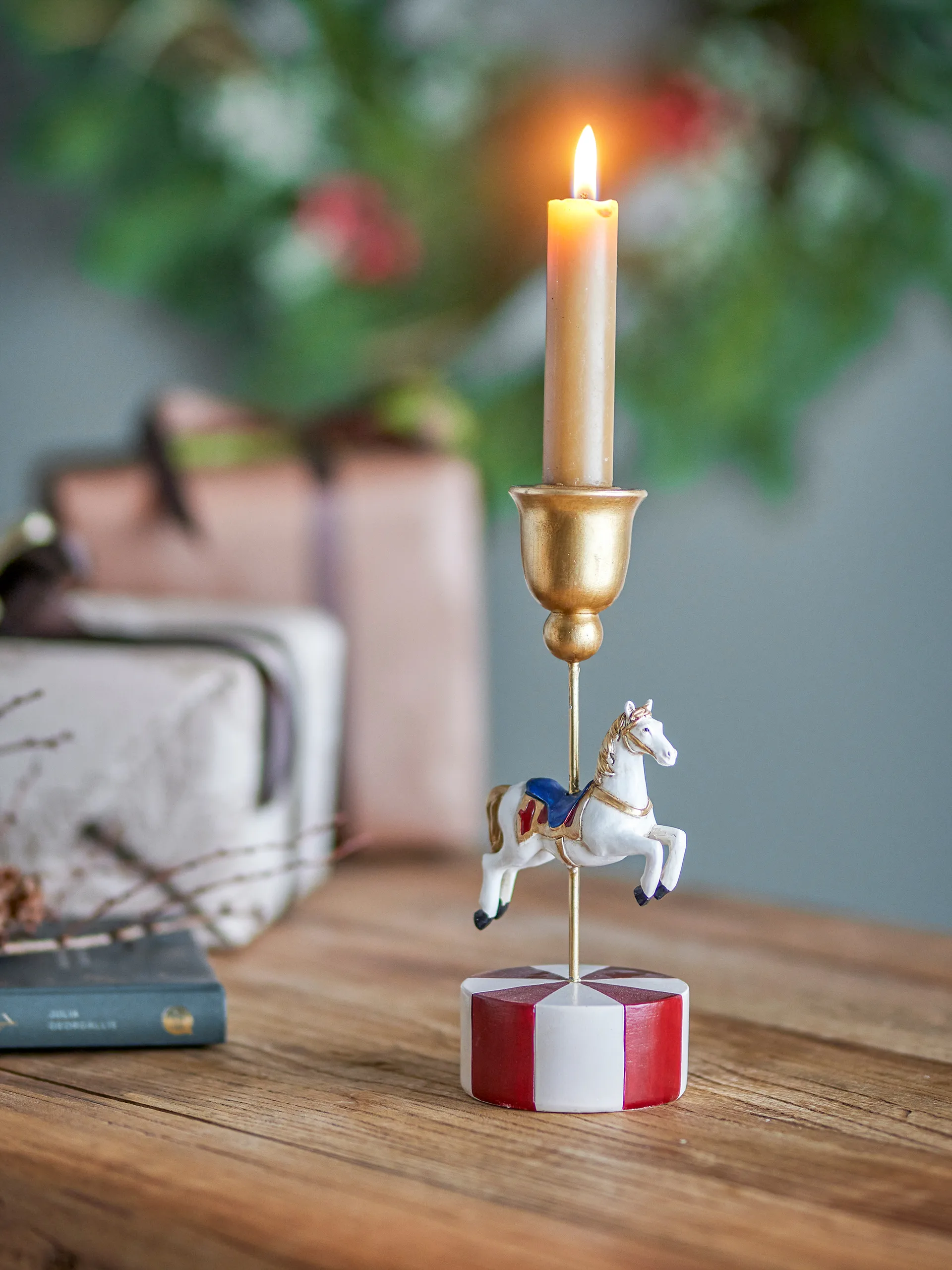 Merry-go-round ljusstake, Vit Bloomingville