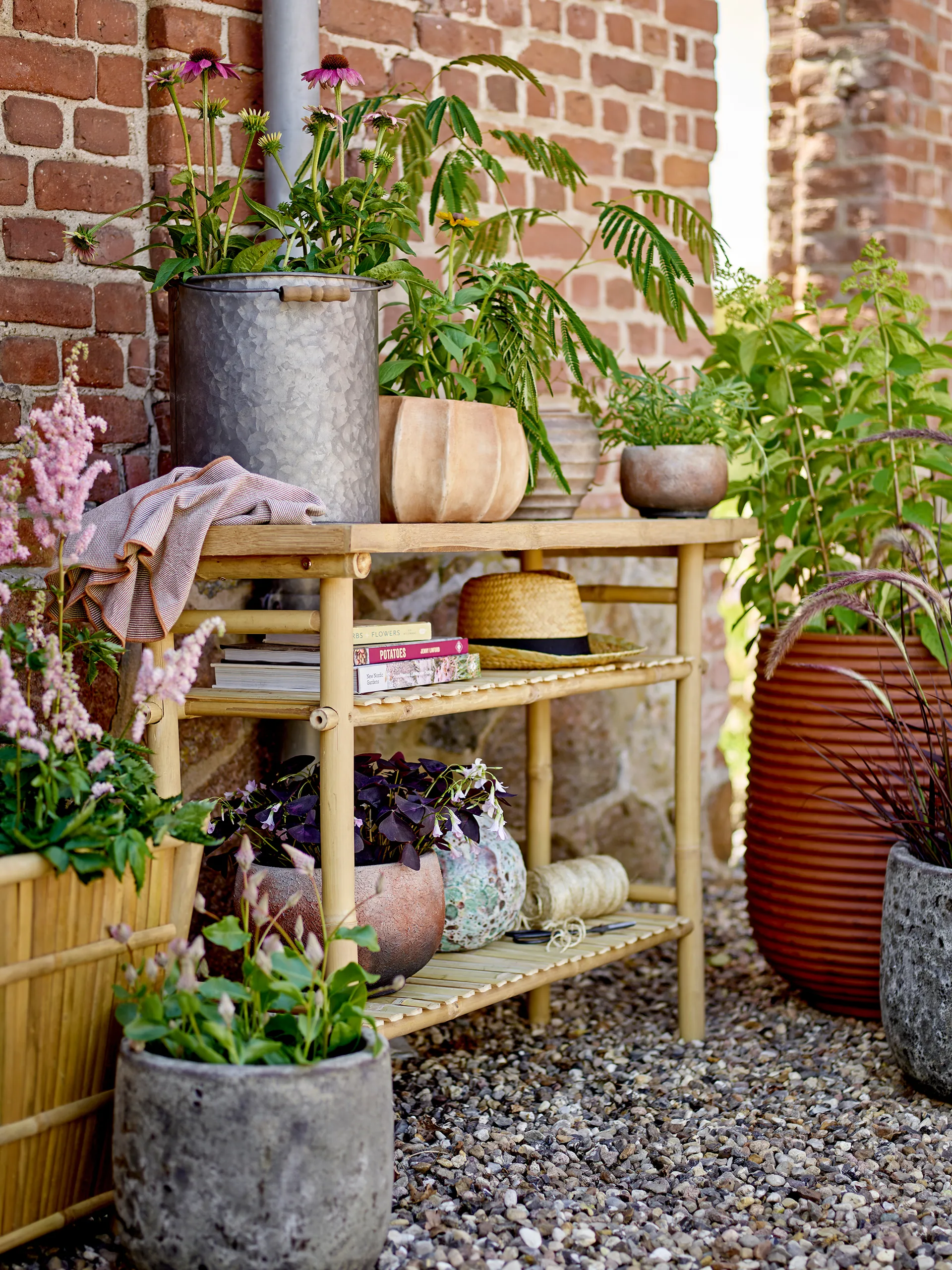 Mesola kruka 2 delar, Brun Bloomingville