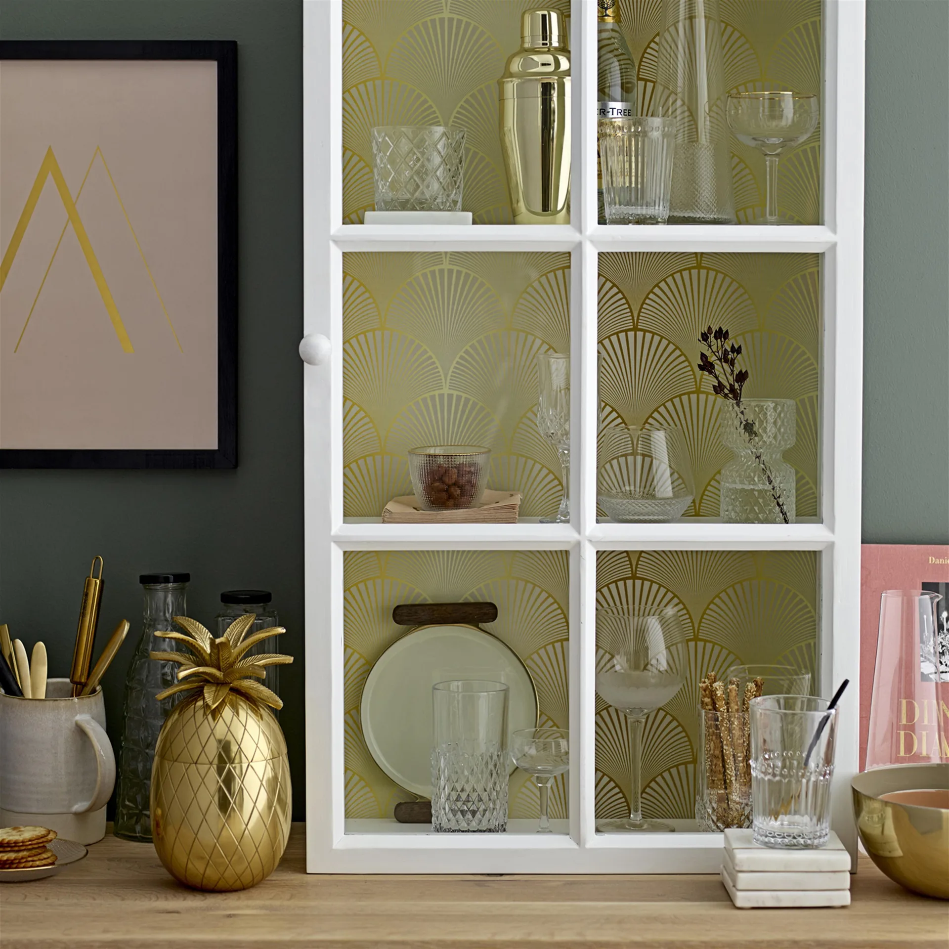 Miami kopp med fat 2 delar 6 cm Bloomingville