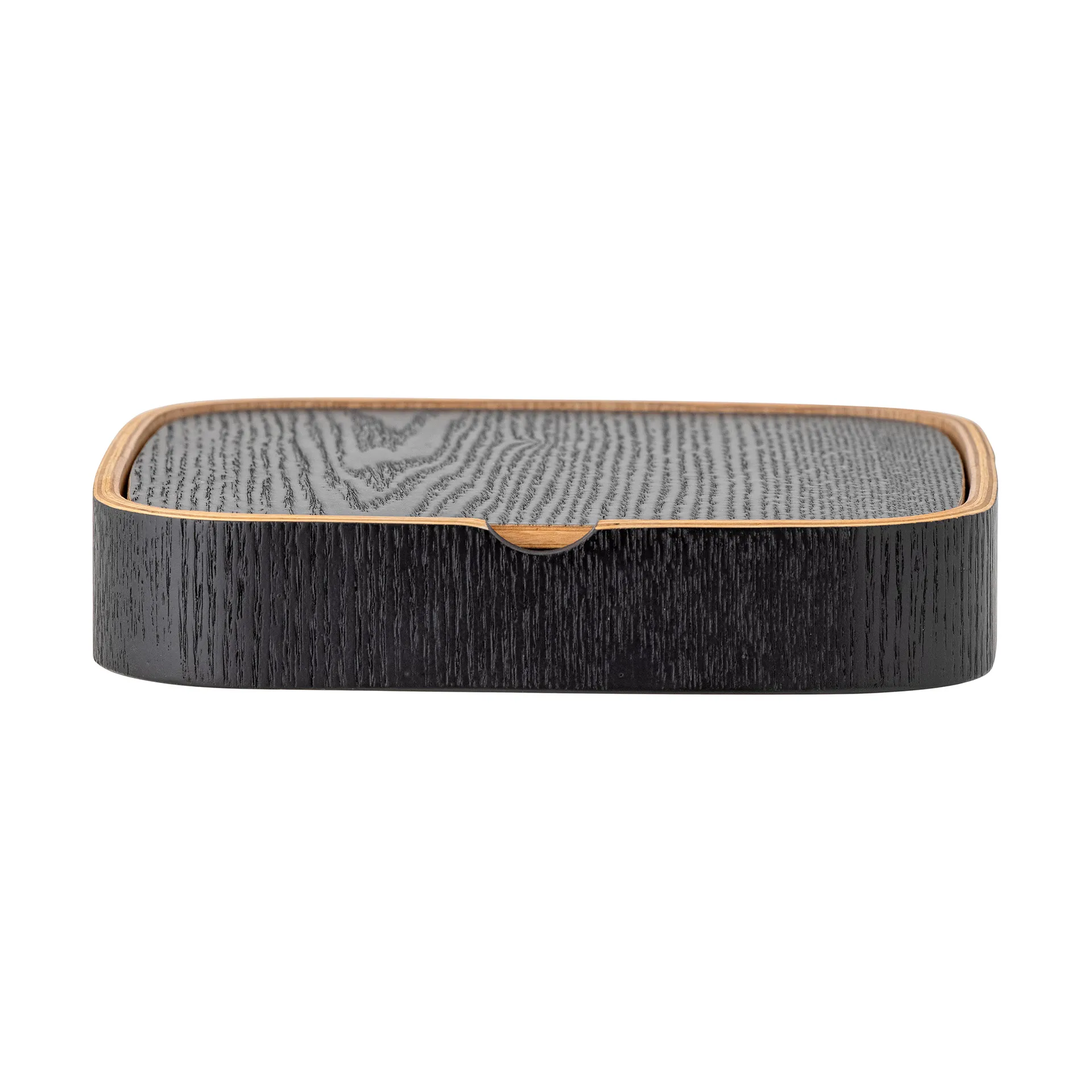 Mimmi bordsspegel 19x19 cm, Black-oak Bloomingville