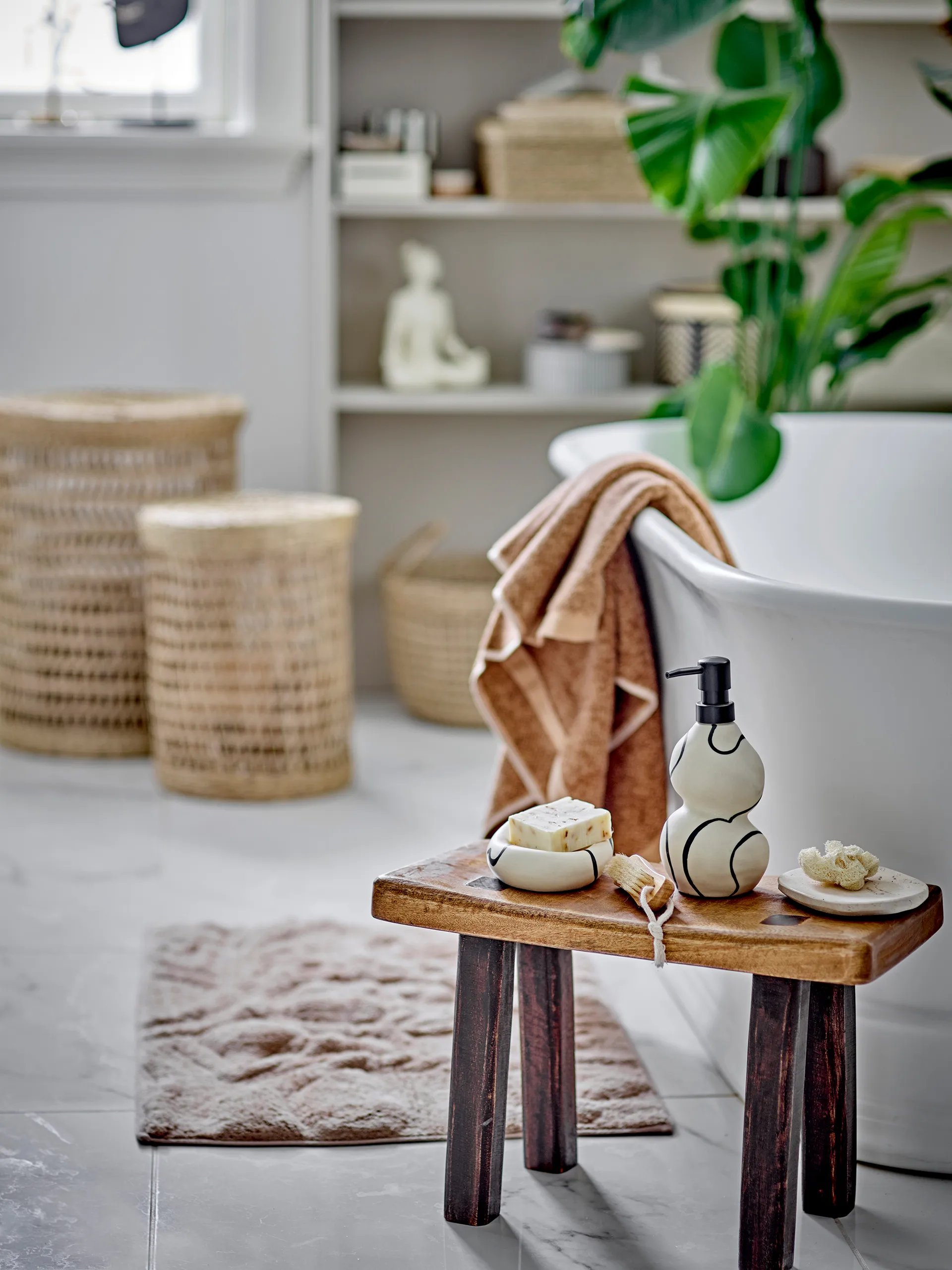 Minna skål 11x14 cm, Natur Bloomingville