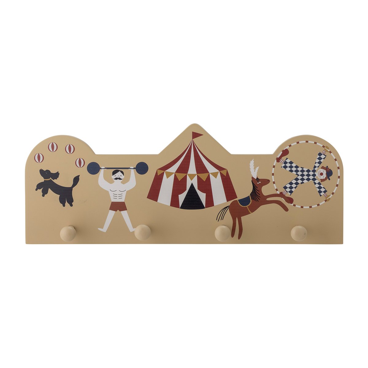 Bloomingville Miou klädhängare Cirkus | Skandinavisk Design | Krokar & Hängare | Multi