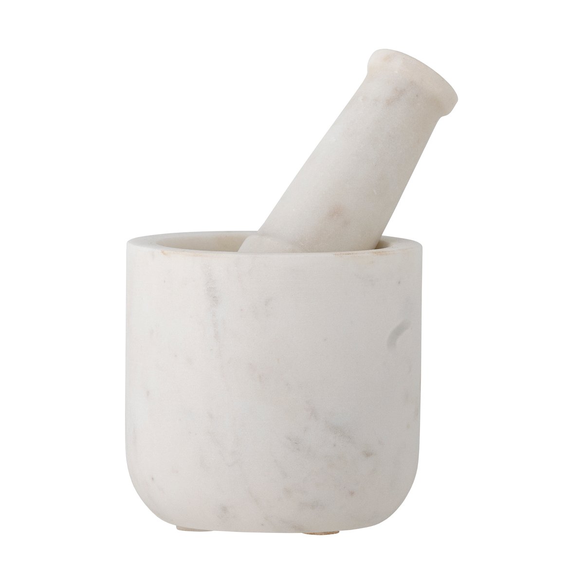 Bloomingville Misaki mortel 9 cm Marmor | Skandinavisk Design | Mortlar | Vit