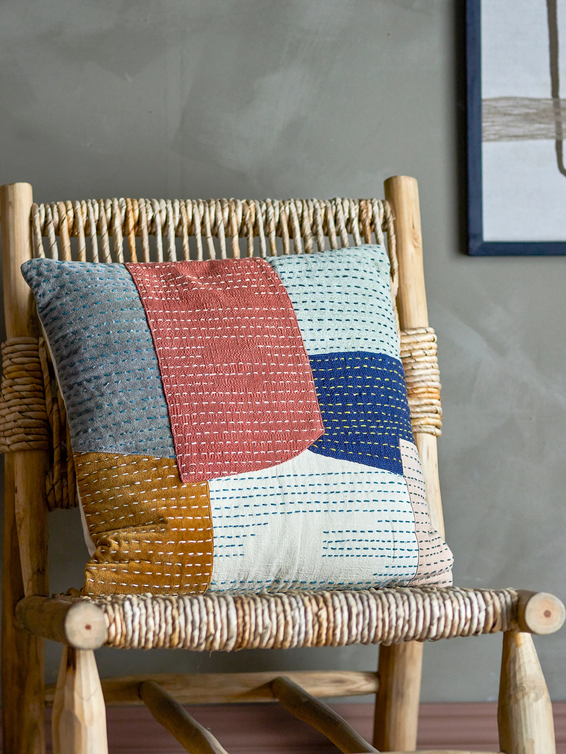 Montanaro kudde 50x50 cm, Orange Bloomingville