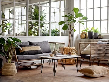 Mundo lounge fåtölj - Brown-grey - Bloomingville