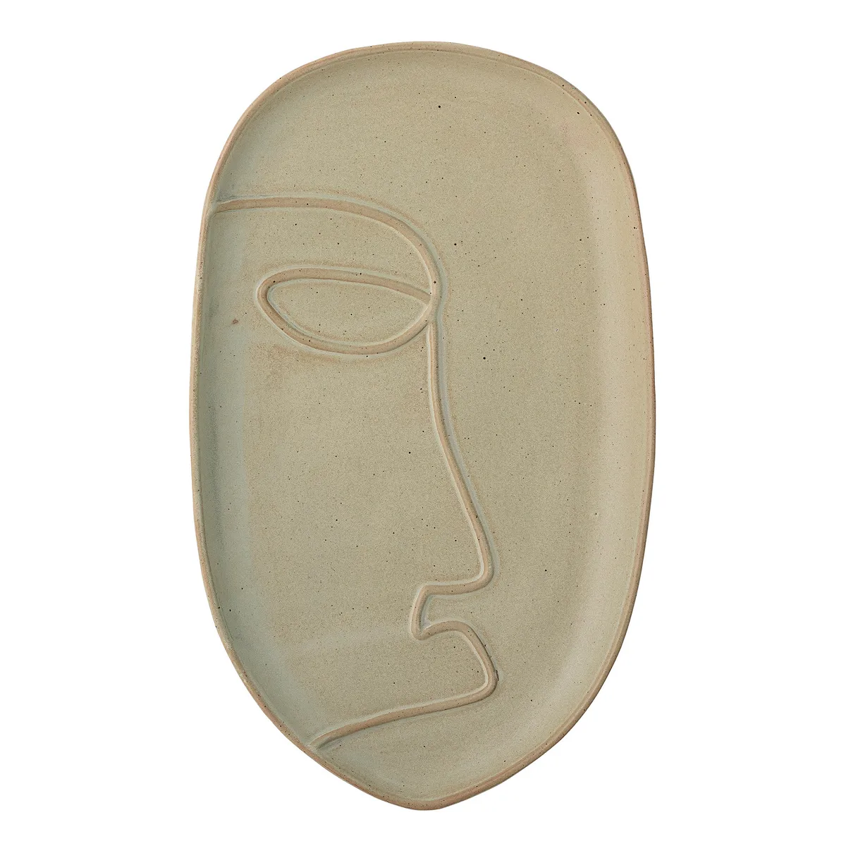 Bloomingville Ngan bricka 18,5x30 cm Grön