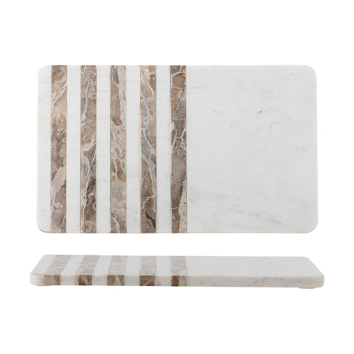 Novelle skärbräda marmor 38x22,5 cm - Vit - Bloomingville