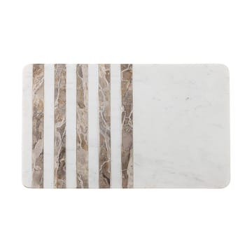 Novelle skärbräda marmor 38x22,5 cm - Vit - Bloomingville