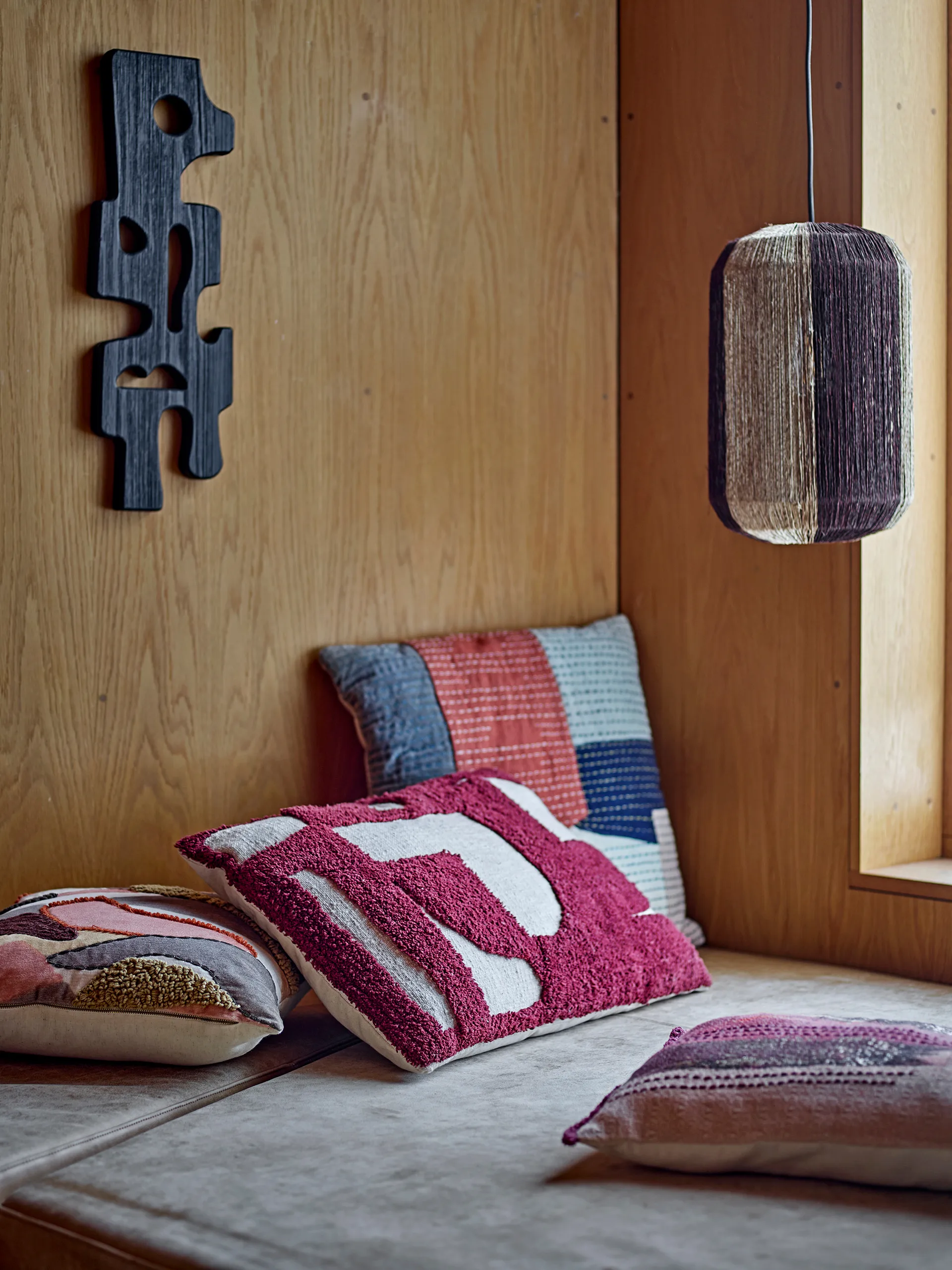 Olica kudde 60x40 cm, Röd Bloomingville