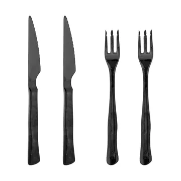 Ollin köttbestick 4 delar - Svart - Bloomingville