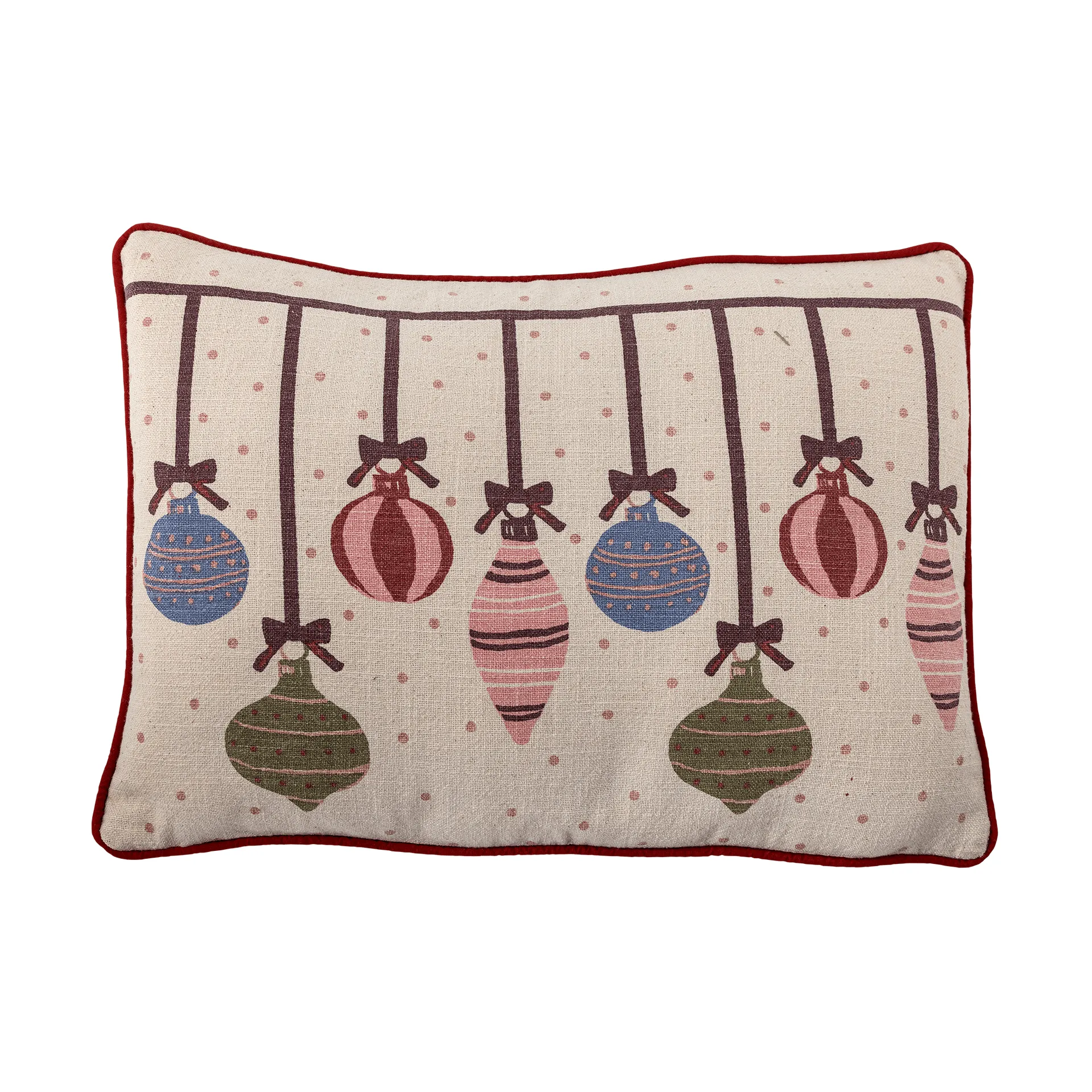 Ornamentia kudde, Röd, 50x35 cm Bloomingville