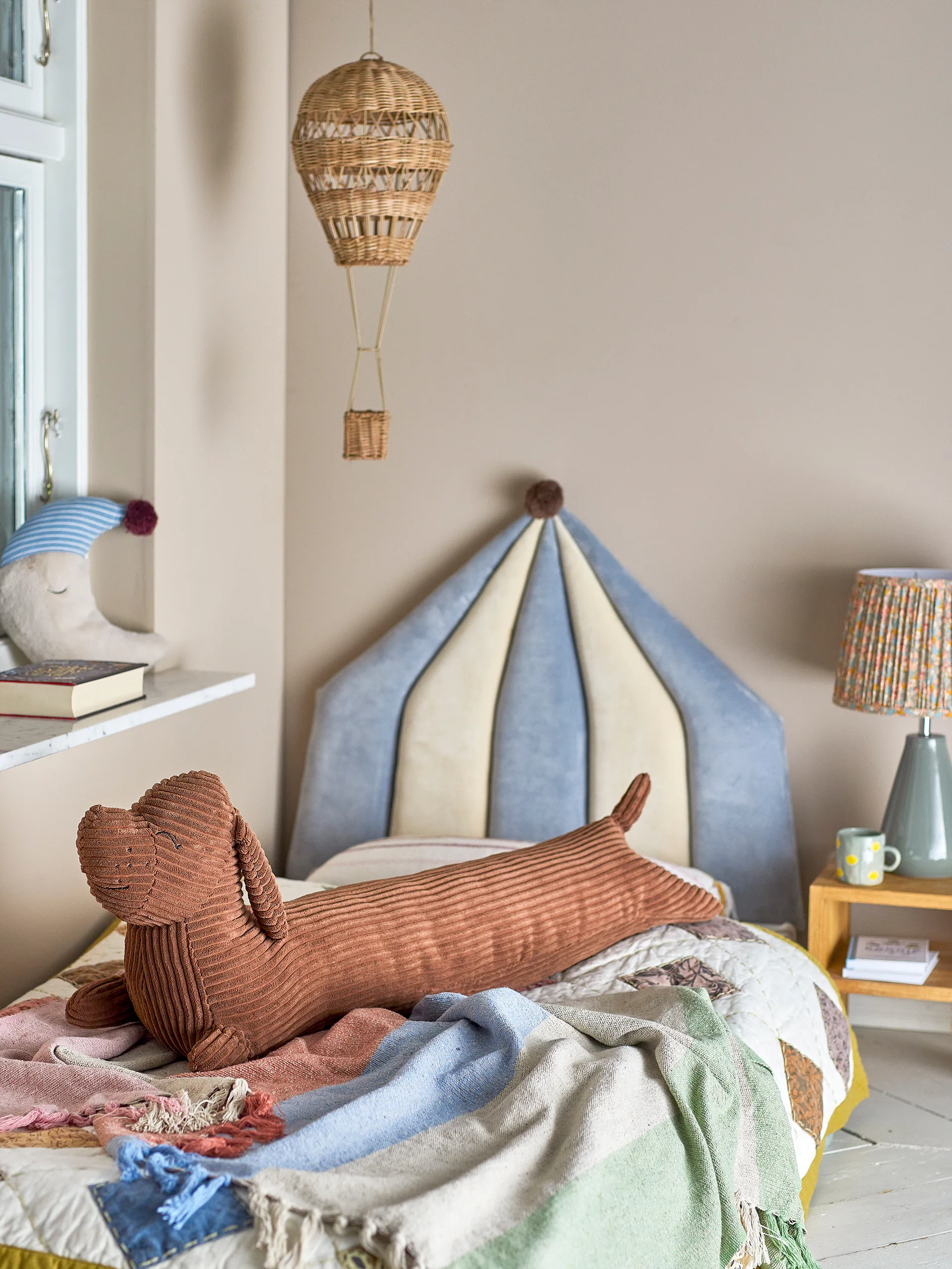 Palle gosedjur 110 cm, Brun hund Bloomingville