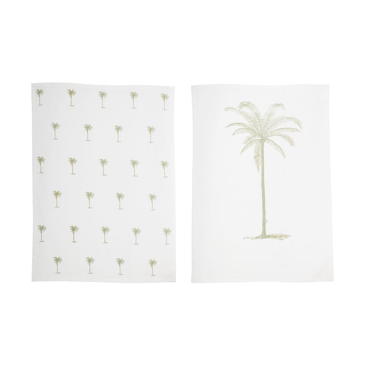 Palm kökshandduk 2 delar 50x70 cm - undefined - Bloomingville