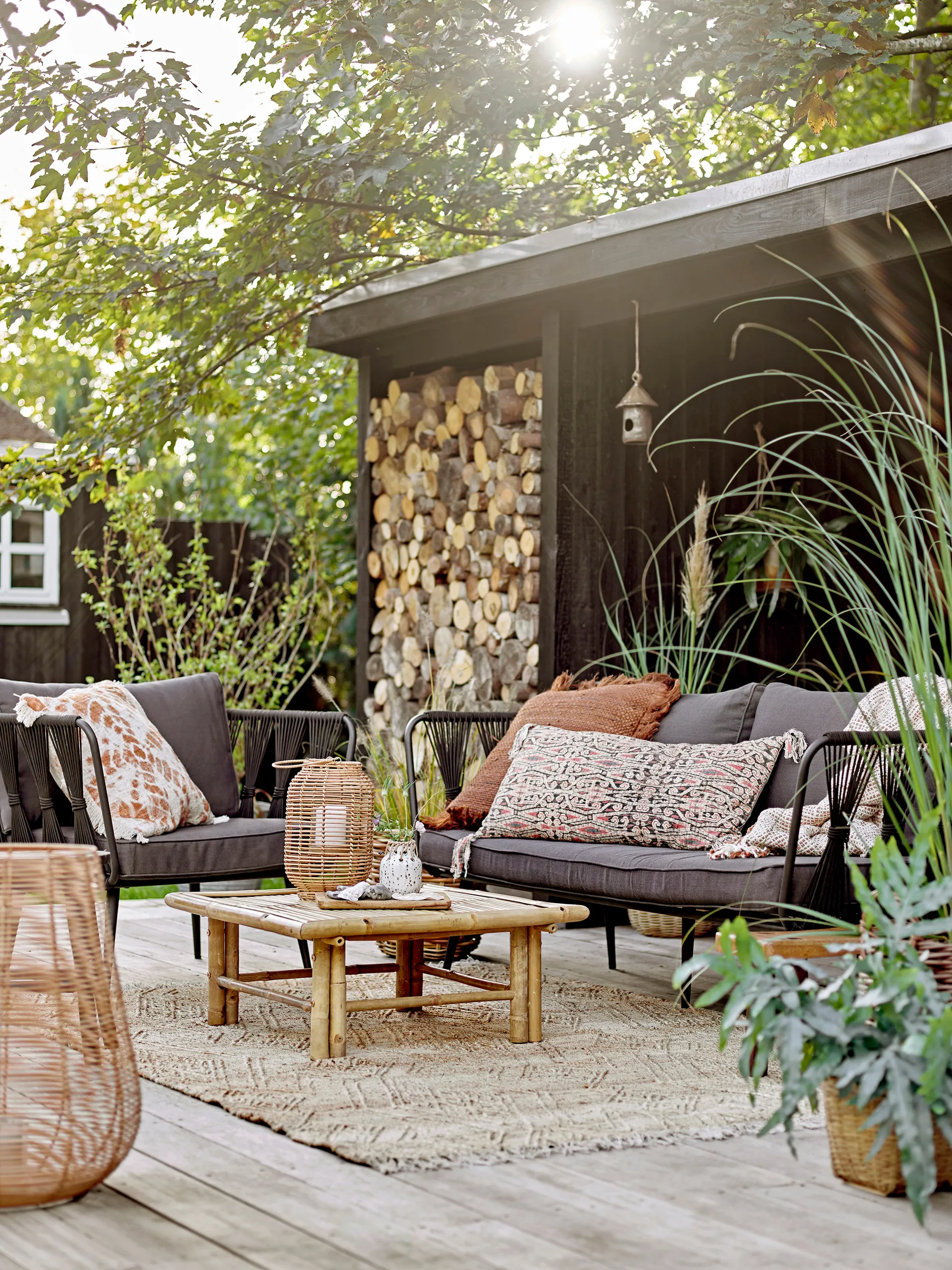 Pavone soffa 2,5-sits, Black Bloomingville