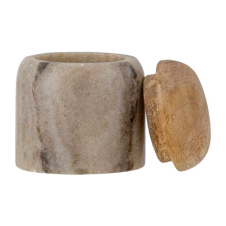 Payana förvaringsburk med lock Ø6x7 cm, Marmor-mangoträ Bloomingville