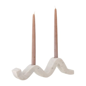Peggy ljusstake 37 cm - Vit marmor - Bloomingville