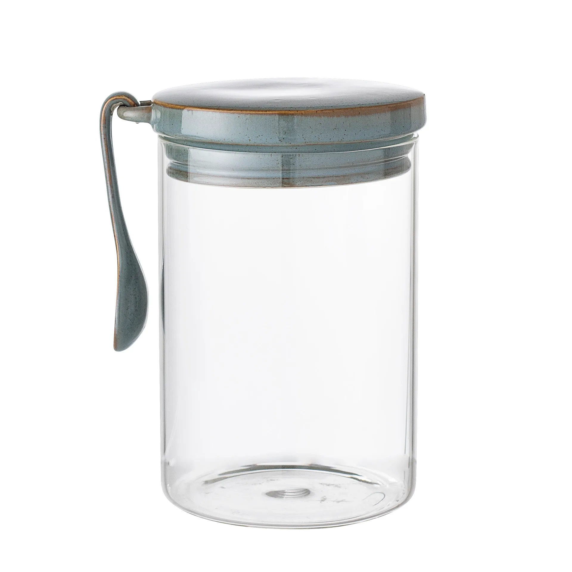Pixie glasburk med lock och sked, 17 cm Bloomingville