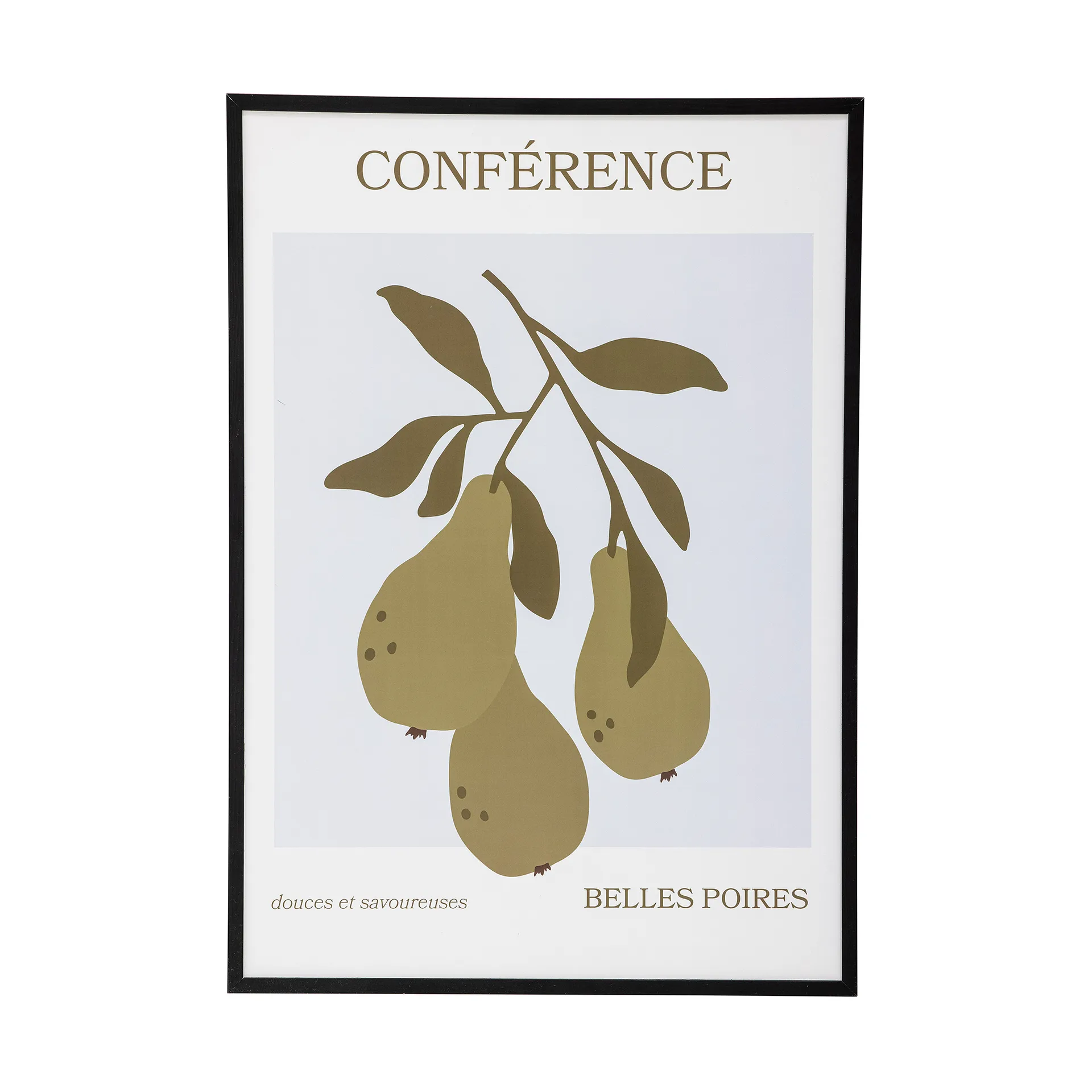 Poire poster med ram 52x72 cm, Poire-black pine Bloomingville
