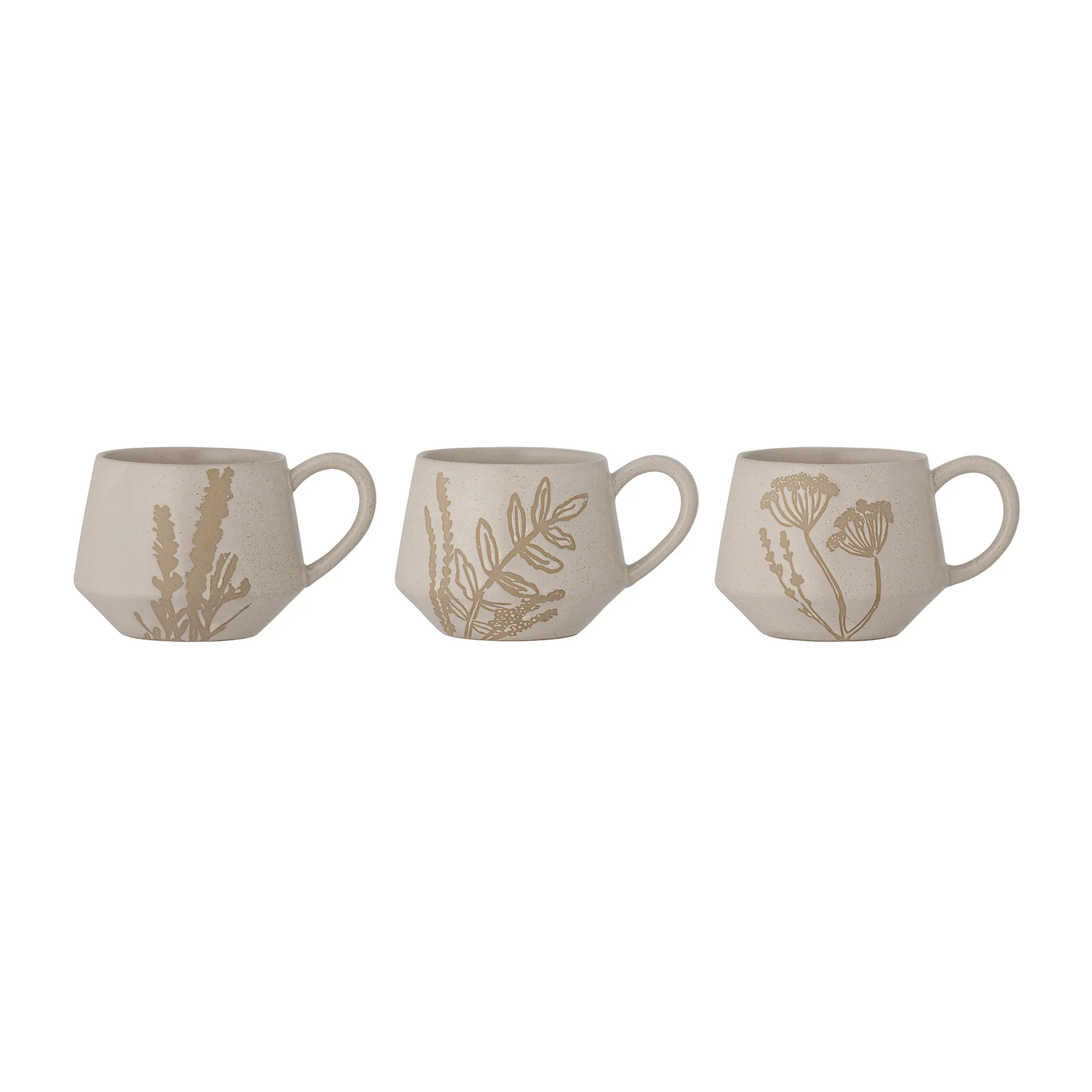 Primrose mugg 38 cl 3 delar, Natur Bloomingville