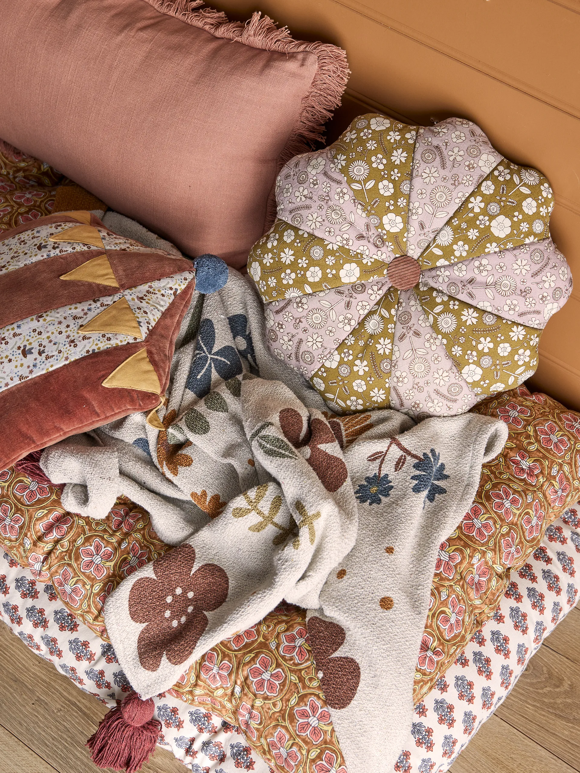 Raffe kudde 37x40 cm, Cirkustält Bloomingville