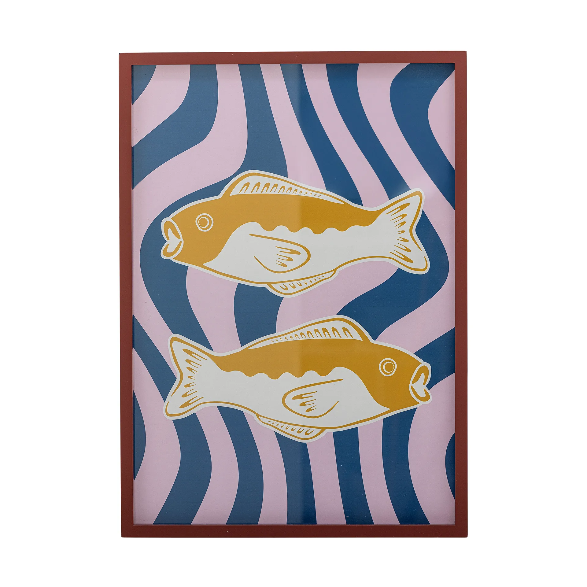 Remy illustration med ram 50x70 cm, Rose Bloomingville