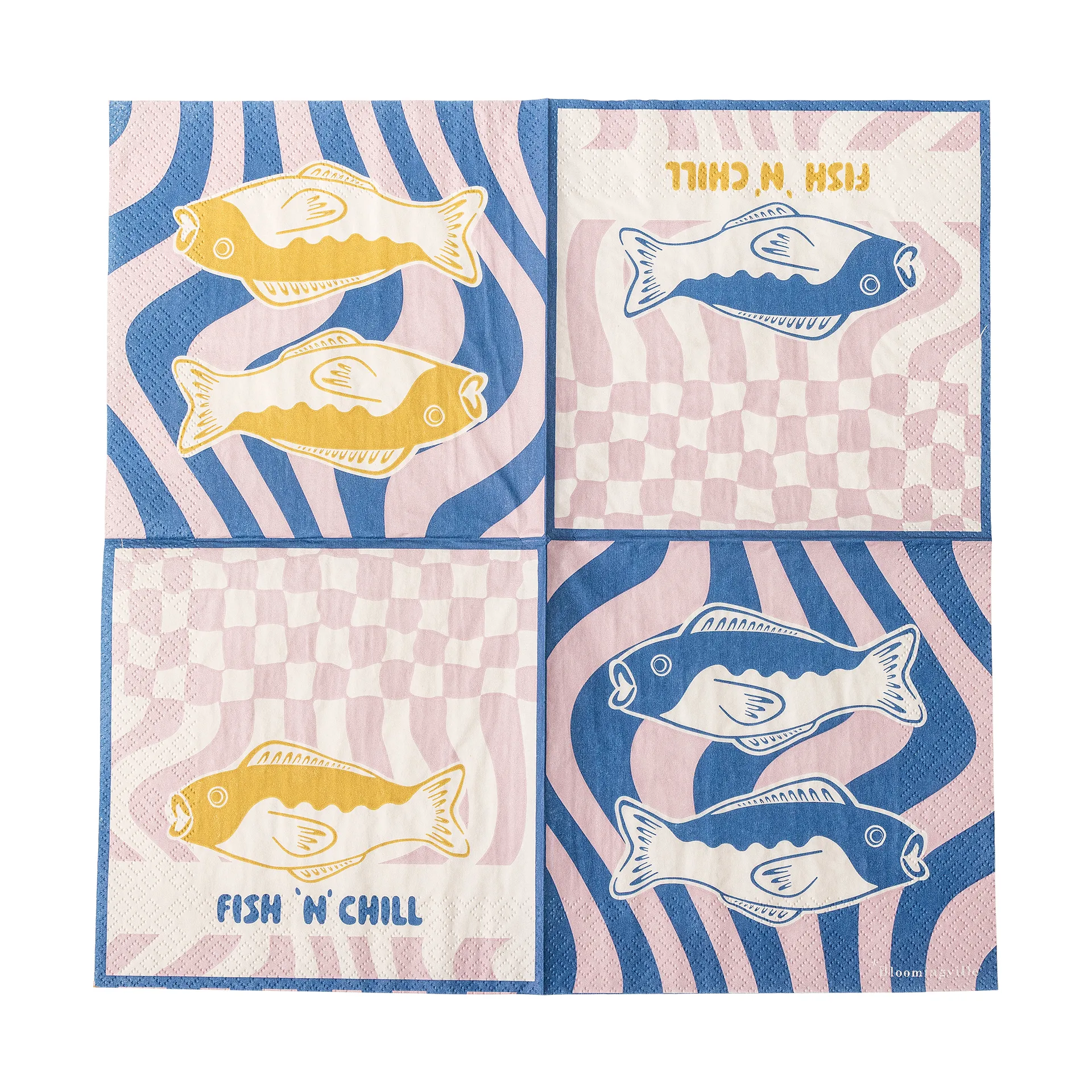 Remy papperservett 20-pack, Blå Bloomingville