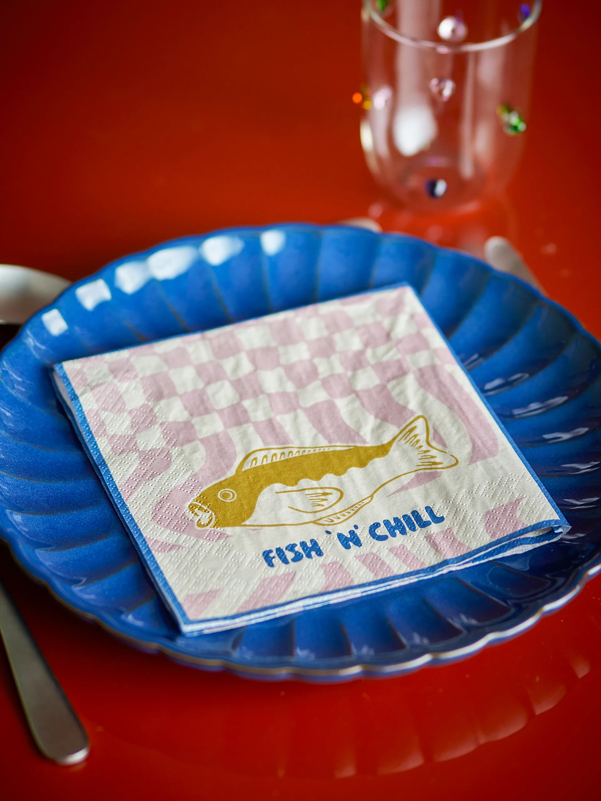 Remy papperservett 20-pack, Blå Bloomingville