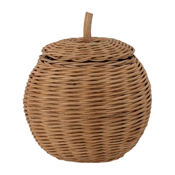Rosette förvaringskorg med lock Ø18 cm - Brun - Bloomingville