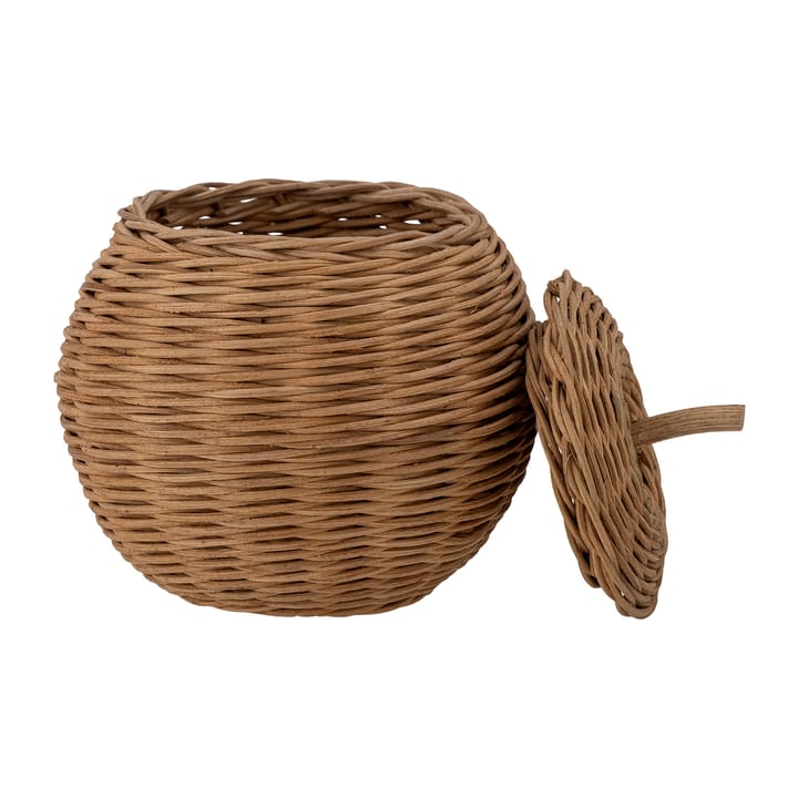 Rosette förvaringskorg med lock Ø18 cm, Brun Bloomingville