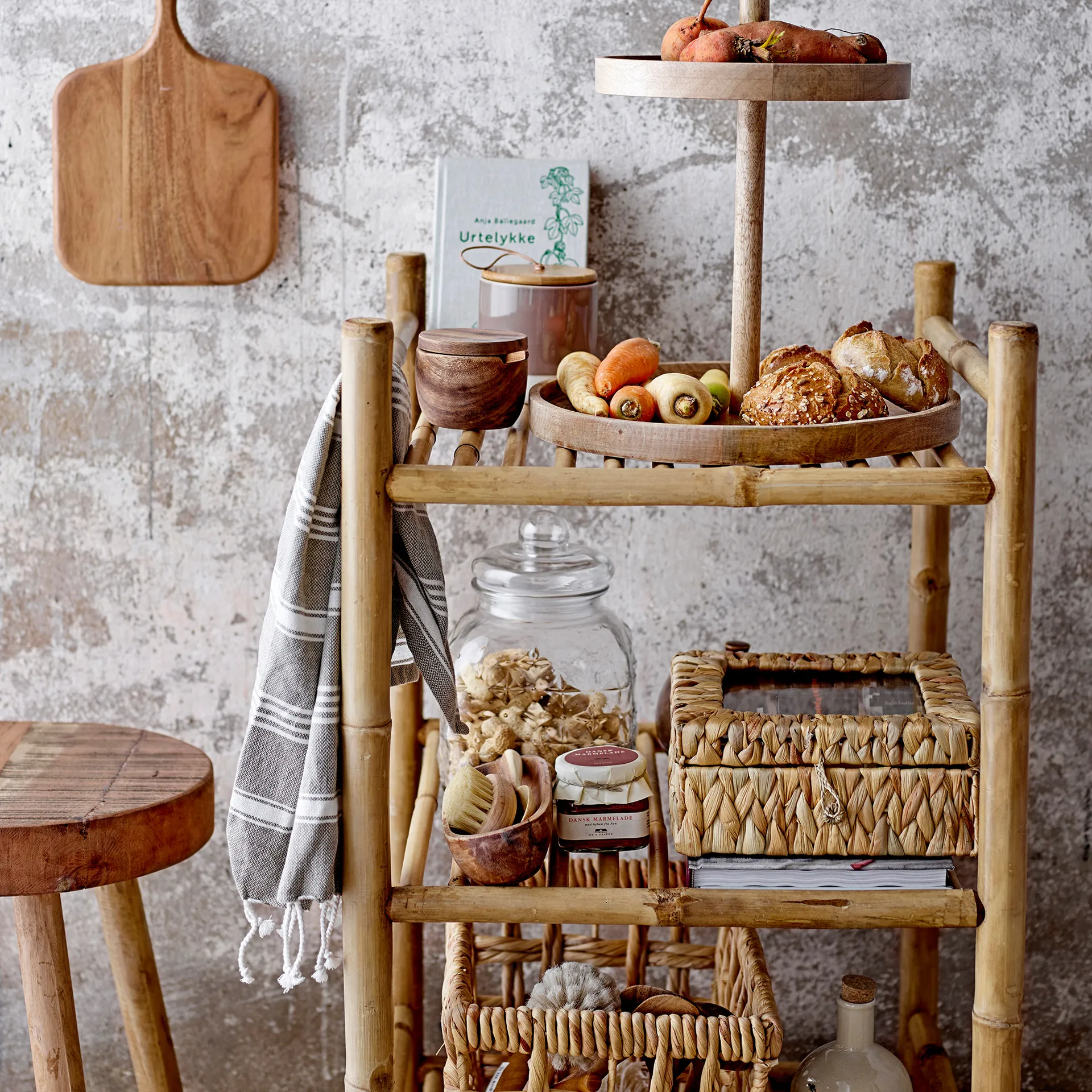 Saime förvaringskorg 2 delar, Natur Bloomingville