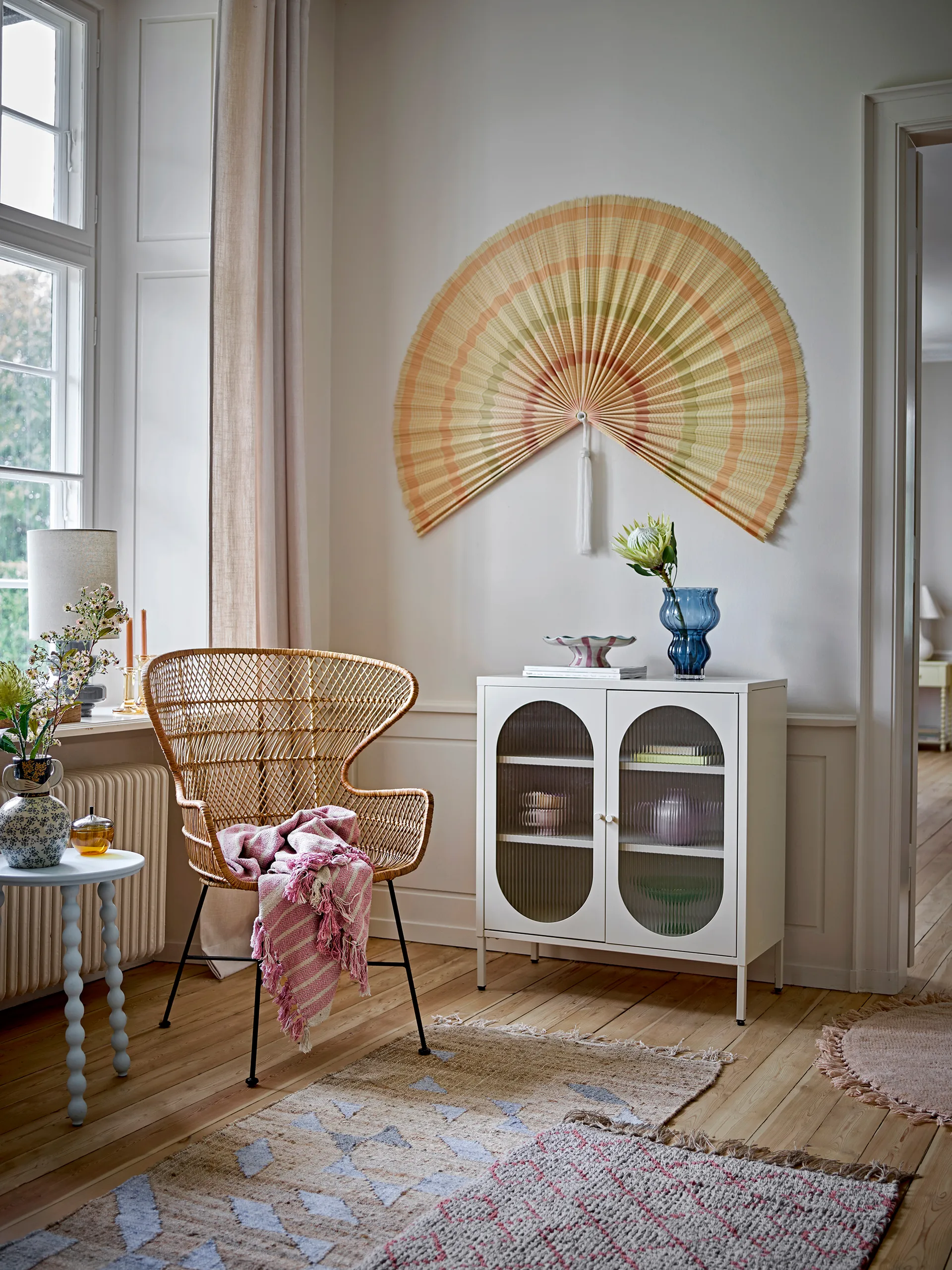 Salino sidobord, Blå Bloomingville