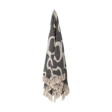 Salobre pläd bomull 160x130 cm - Svart - Bloomingville