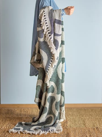 Salobre pläd bomull 160x130 cm - Svart - Bloomingville