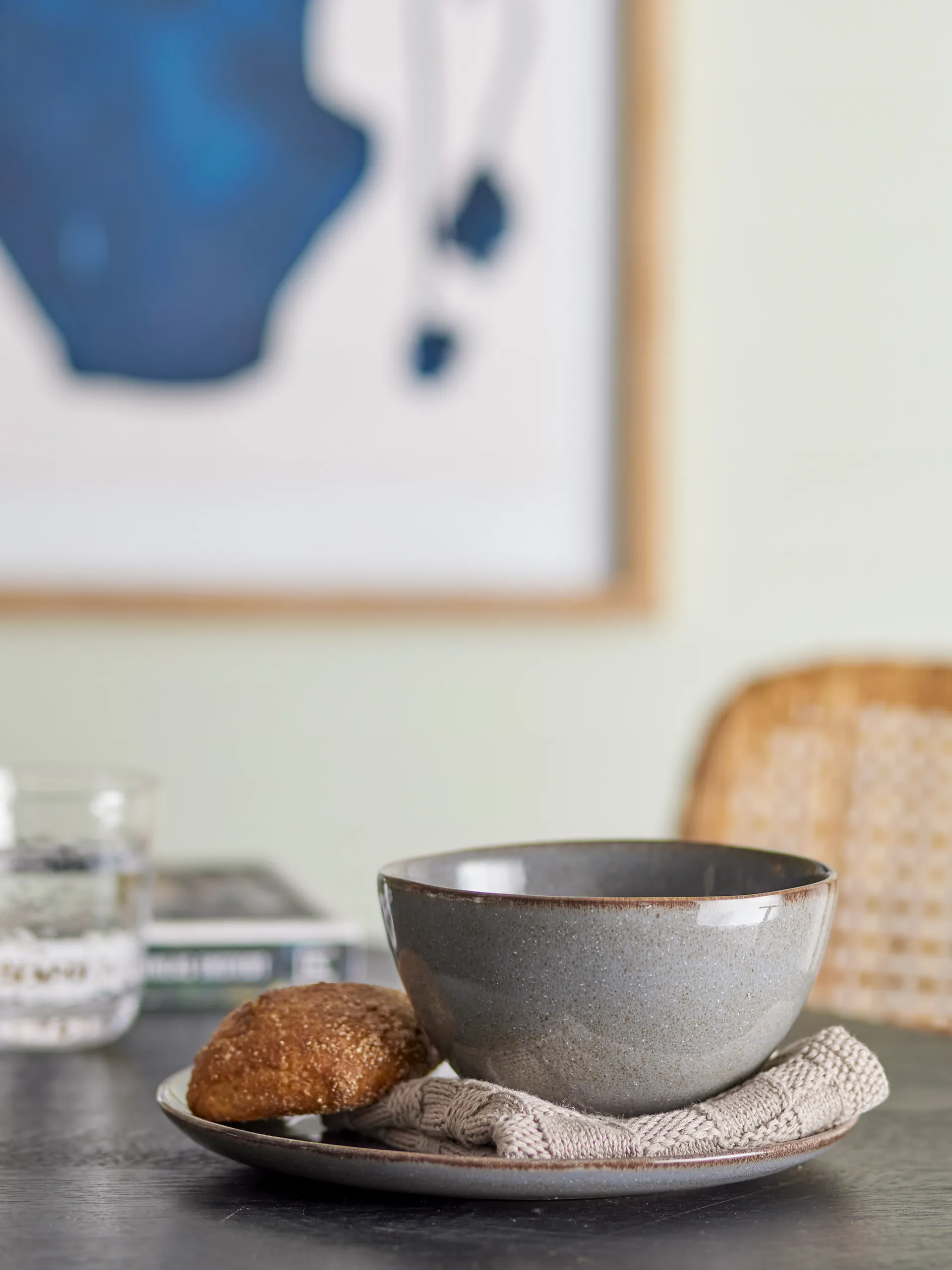 Sandrine frukostset 12 delar, Grå Bloomingville