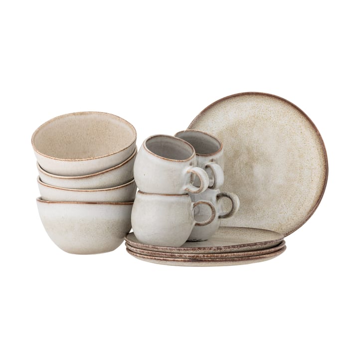 Sandrine frukostset 12 delar - Natur - Bloomingville