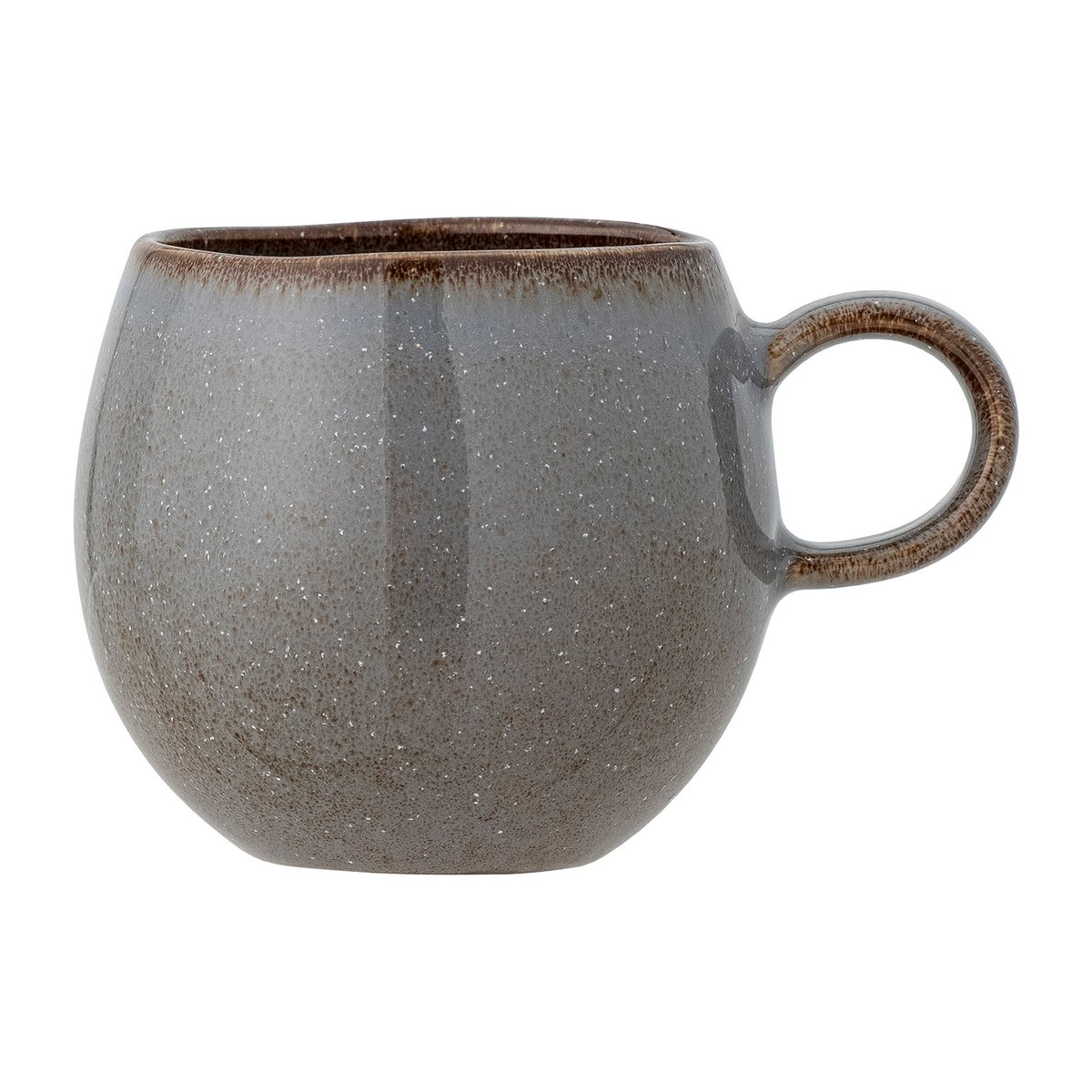 Bloomingville Sandrine mugg 8 cm Grå | Skandinavisk Design | Kaffekoppar | Grå