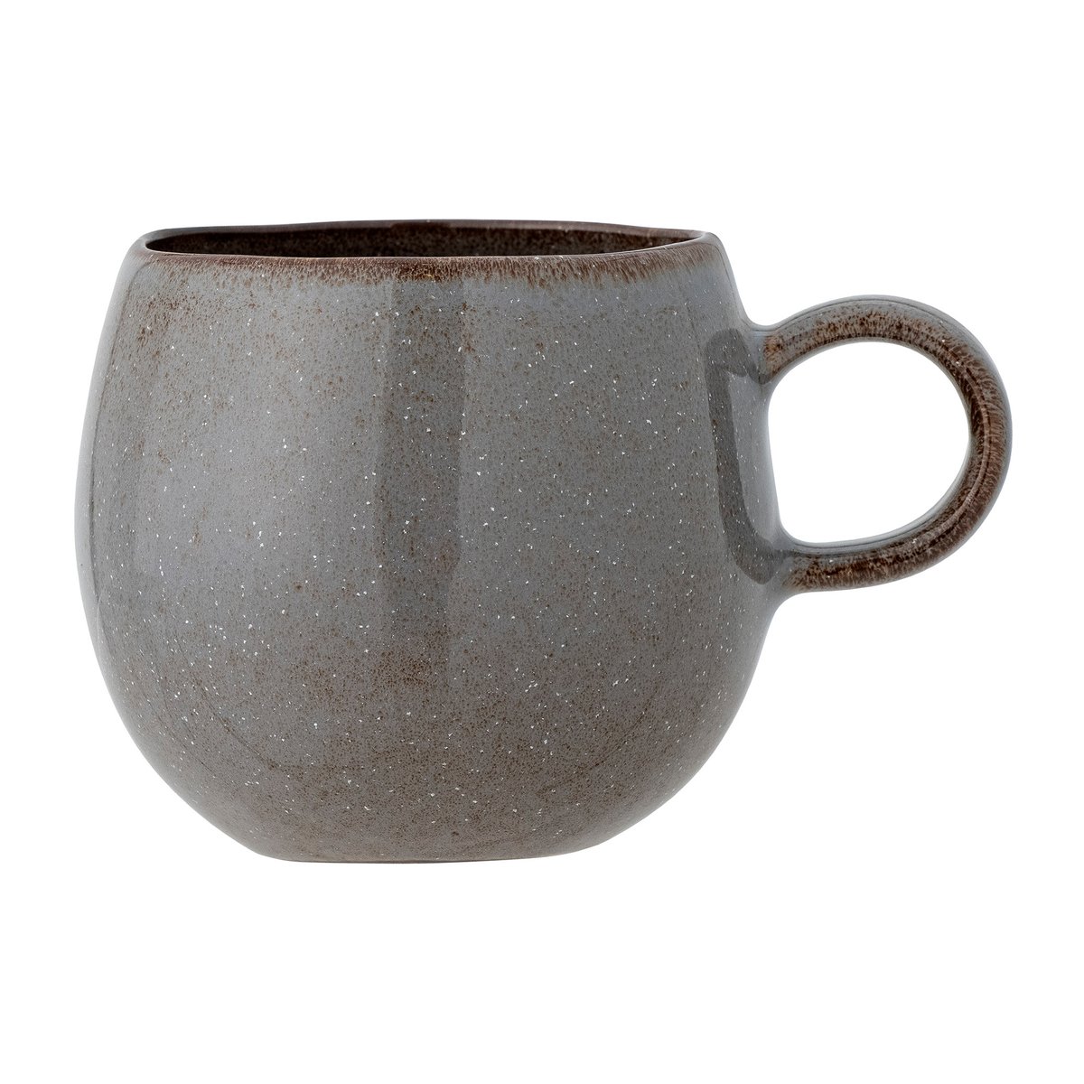Bloomingville Sandrine mugg 9,5 cm Grå | Skandinavisk Design | Kaffekoppar | Grå
