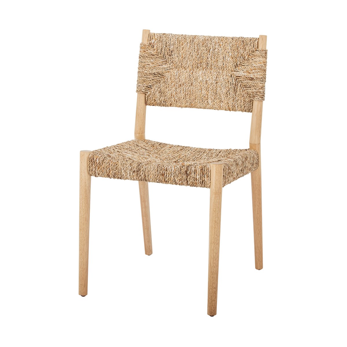 Bloomingville Saran stol vävd rygg och sits Natur | Skandinavisk Design | Stolar | Beige