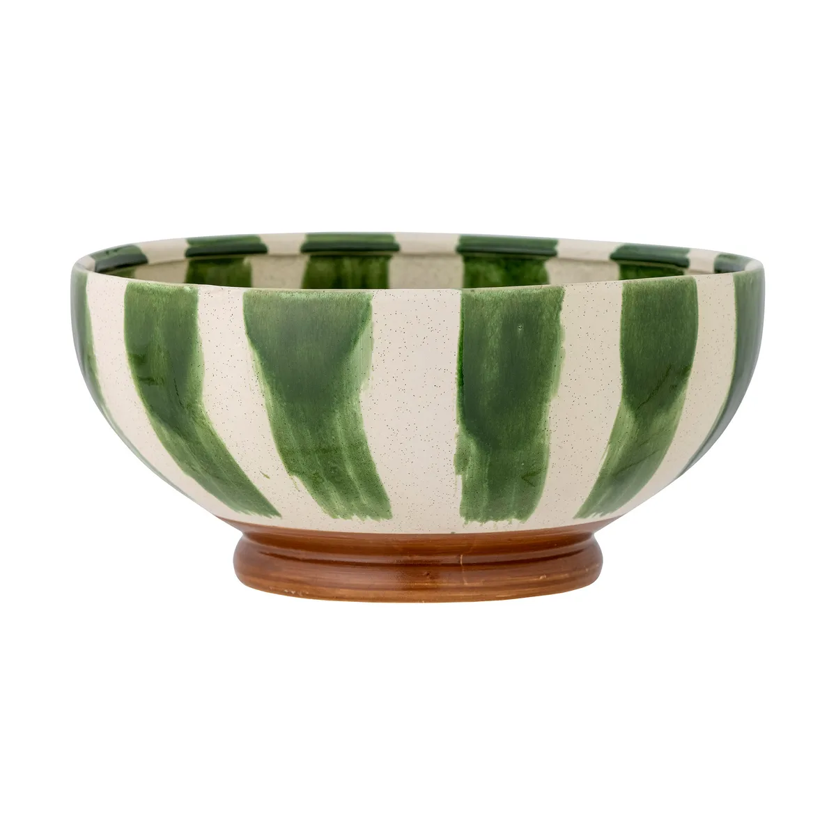 Bloomingville Shakti serveringsskål Ø26 cm Grön-vit