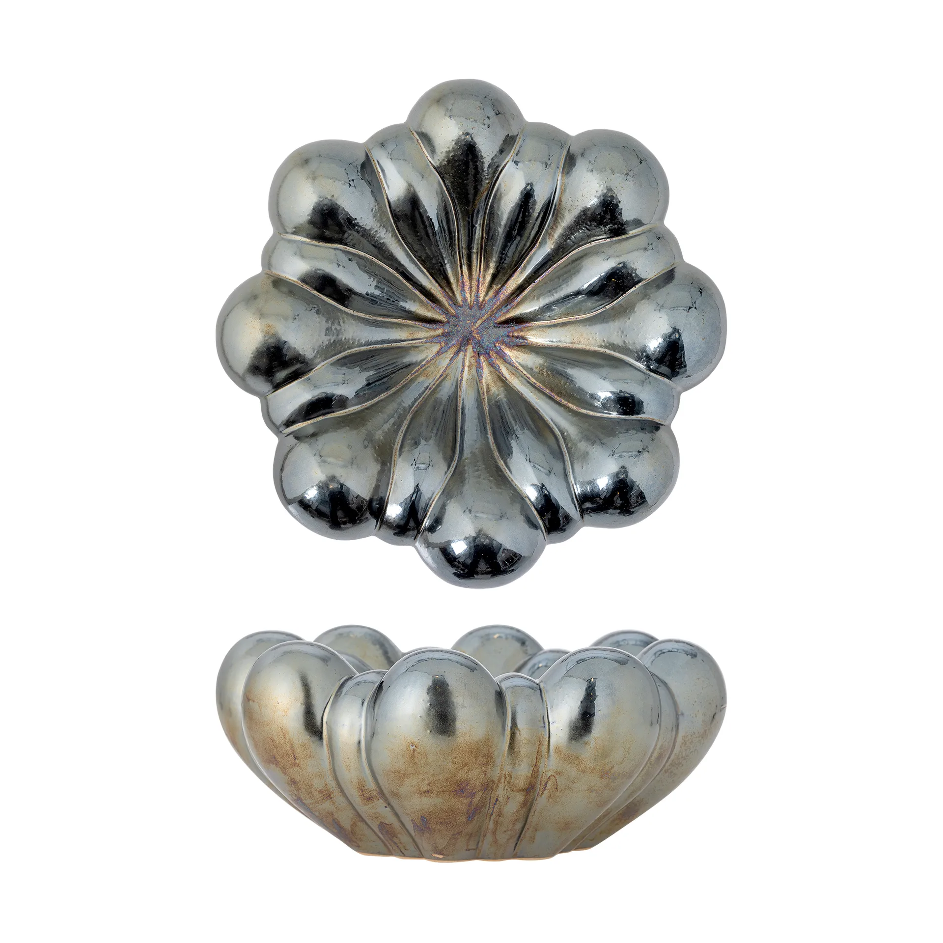 Sheeran skål Ø31 cm, Silver Bloomingville