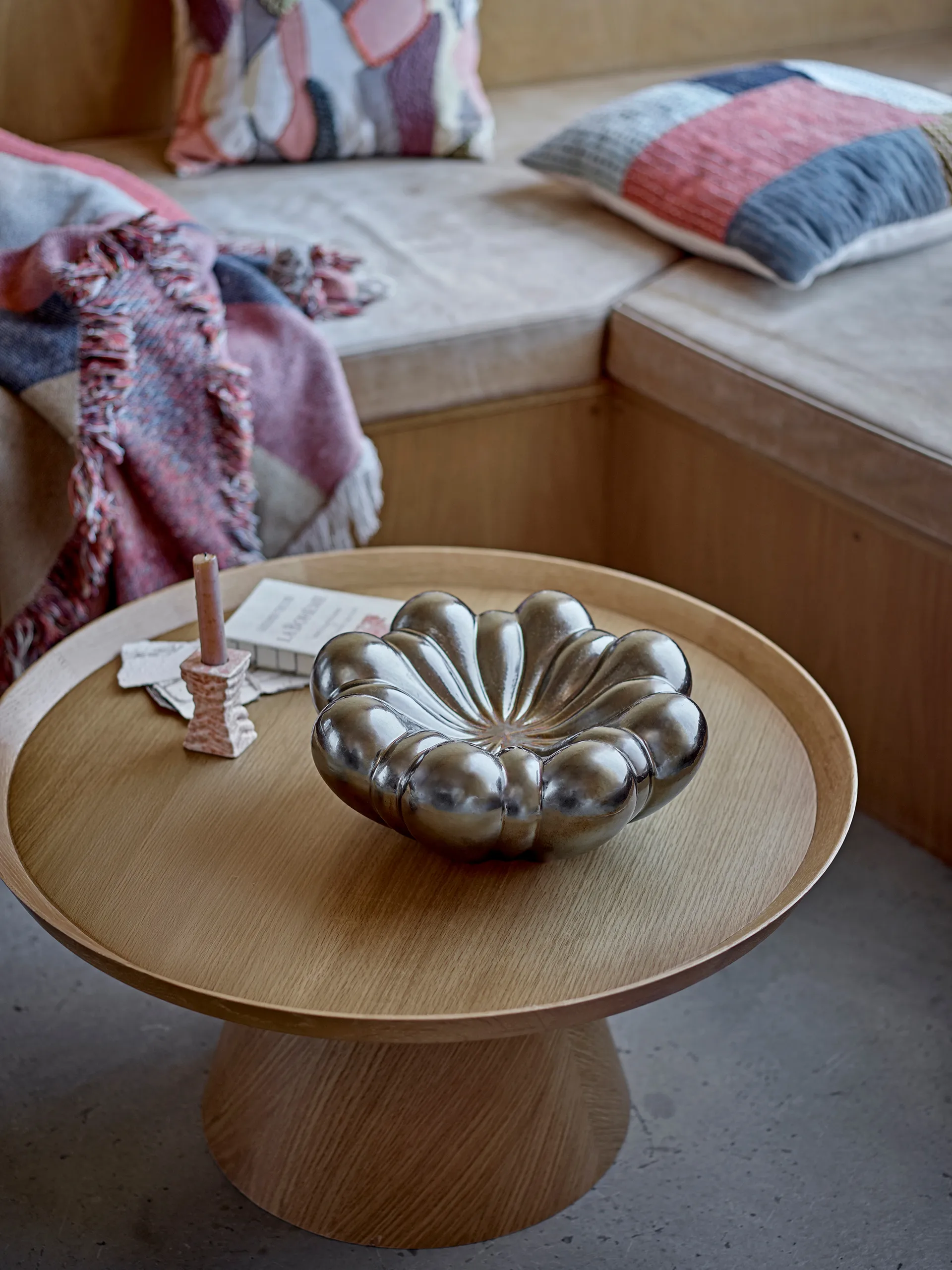 Sheeran skål Ø31 cm, Silver Bloomingville