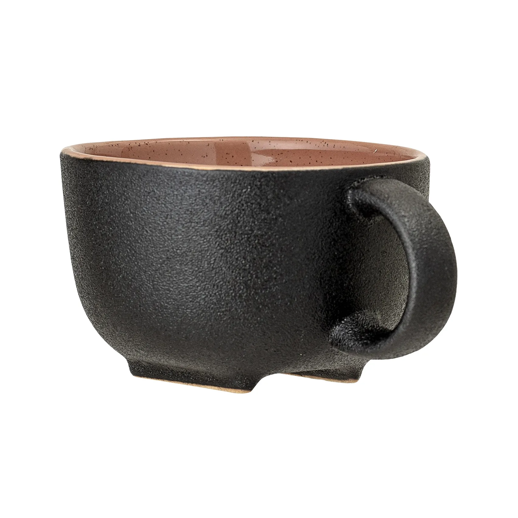 Sienna mugg med handtag, Orange-svart Bloomingville