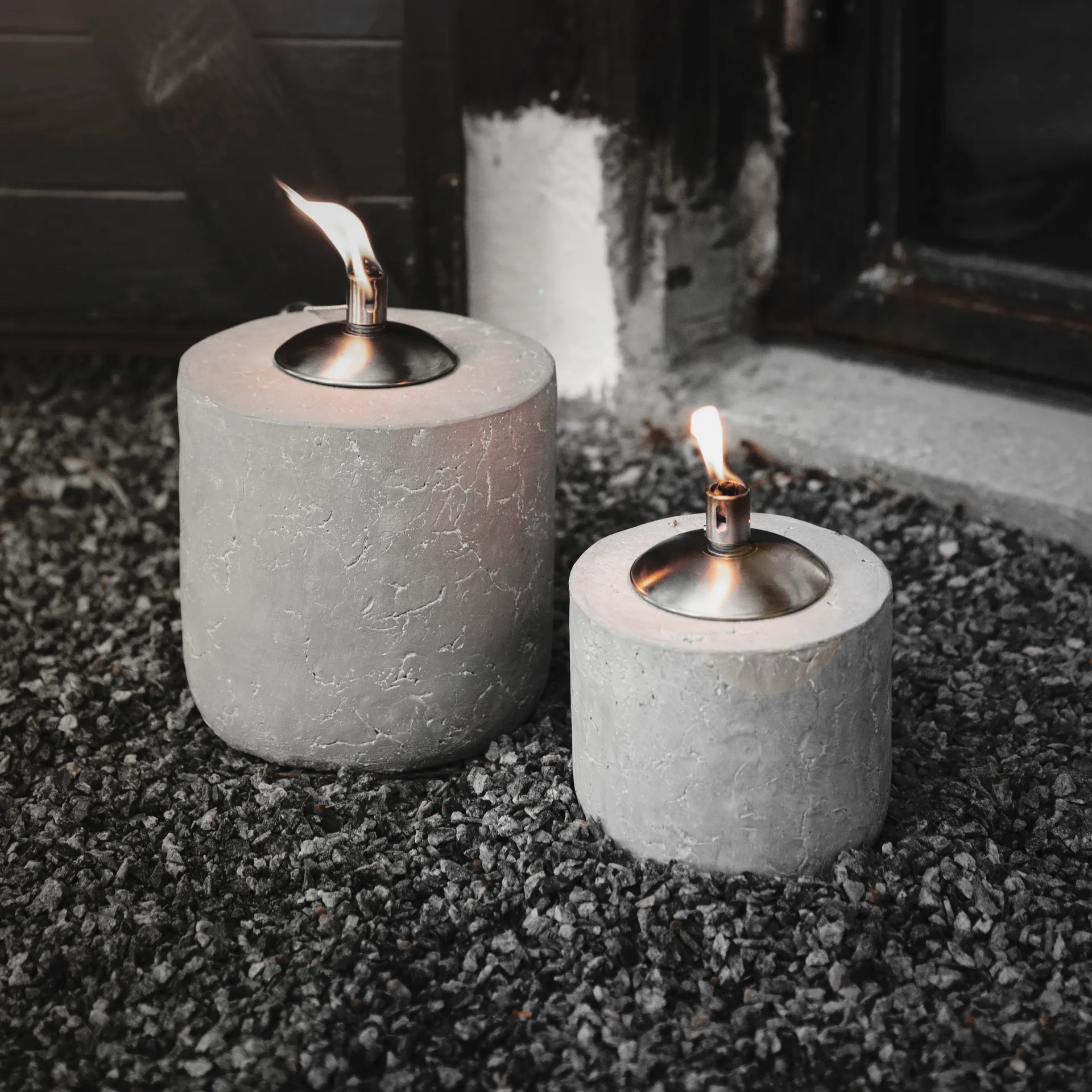 Sienna serveringsskålar, Orange-svart Bloomingville